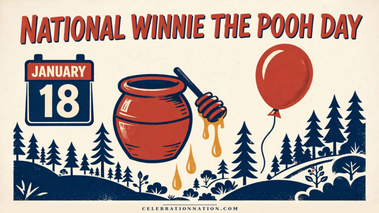 National Winnie the Pooh Day poster