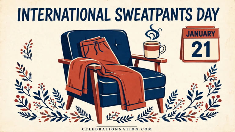 International Sweatpants Day poster