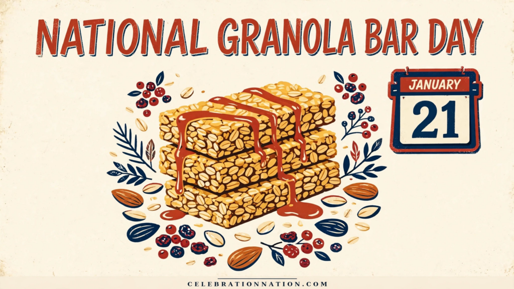 National Granola Bar Day poster