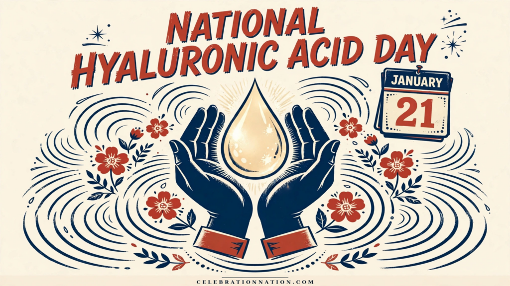 National Hyaluronic Acid Day poster