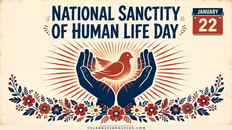 National Sanctity of Human Life Day poster