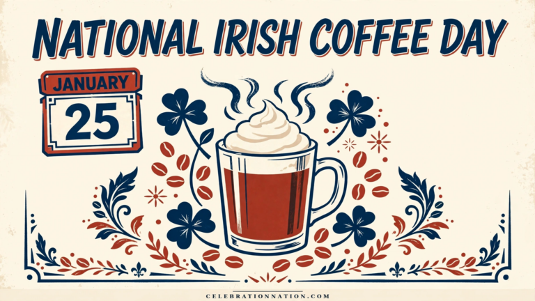 National Irish Coffee Day poster