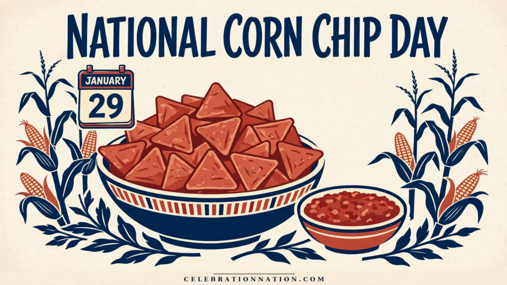 National Corn Chip Day poster