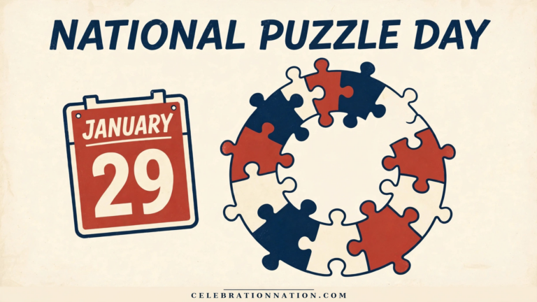 National Puzzle Day poster