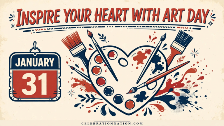 Inspire Your Heart with Art Day poster