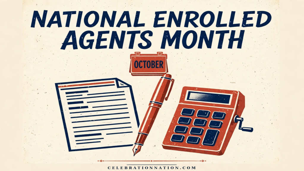 National Enrolled Agents Month poster