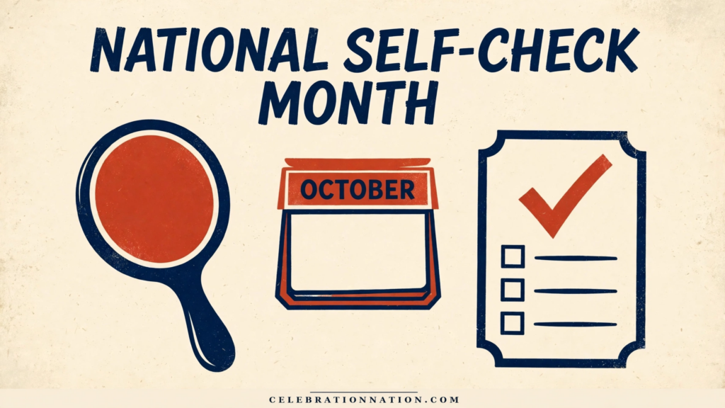 National Self-Check Month poster