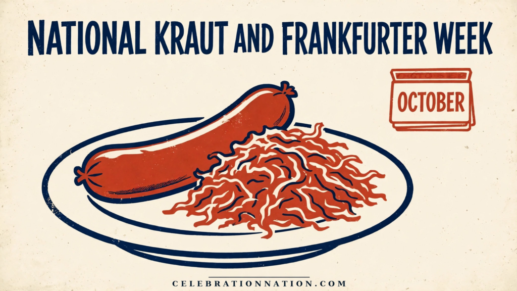 National Kraut and Frankfurter Week poster
