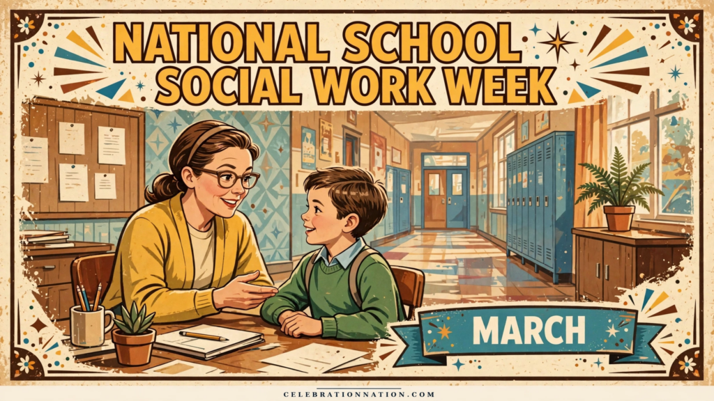 National School Social Work Week poster