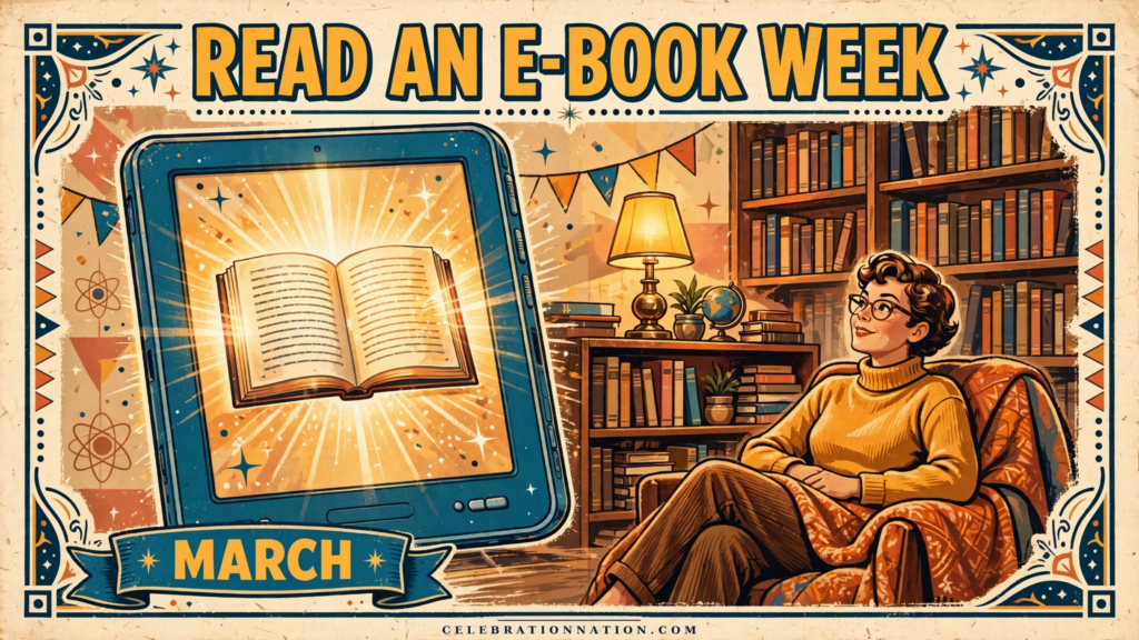 Read an E-Book Week poster