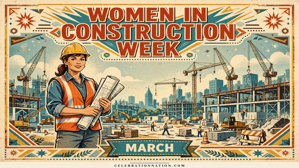 Women in Construction Week poster