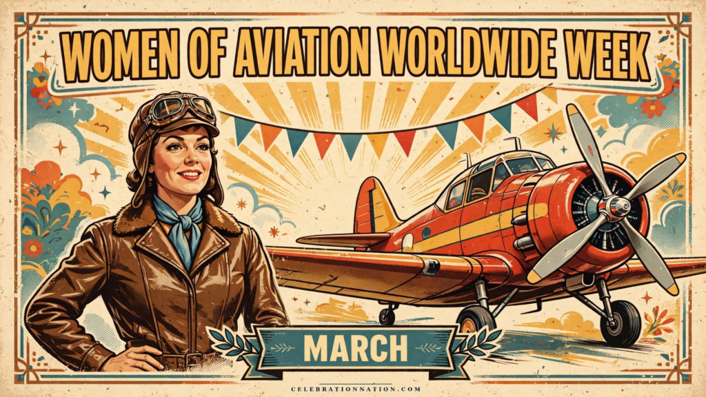Women of Aviation Worldwide Week poster