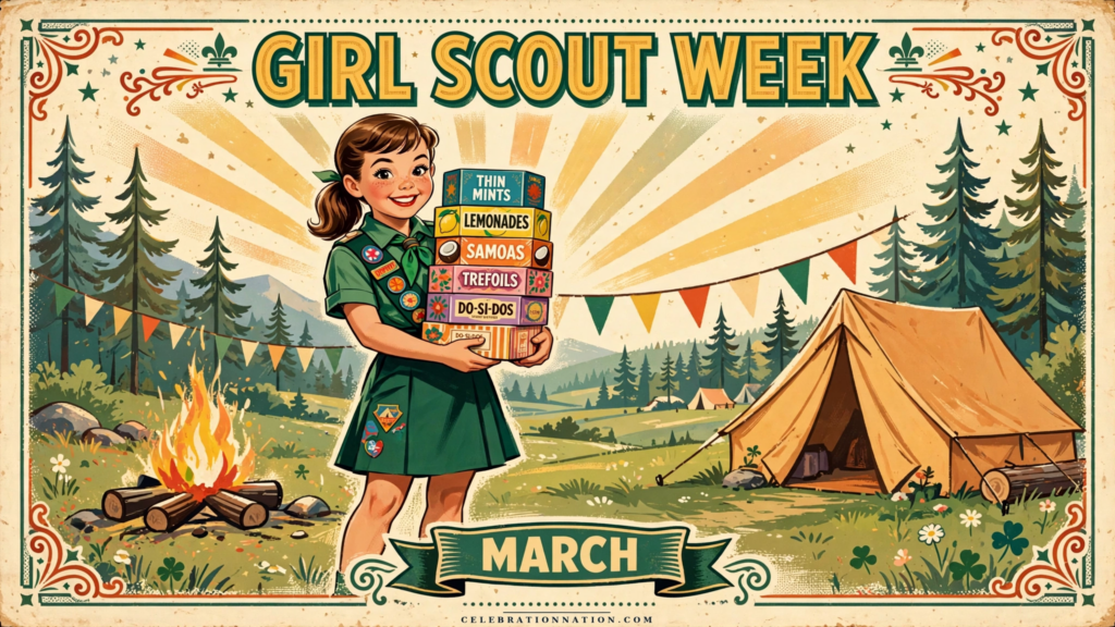 Girl Scout Week poster