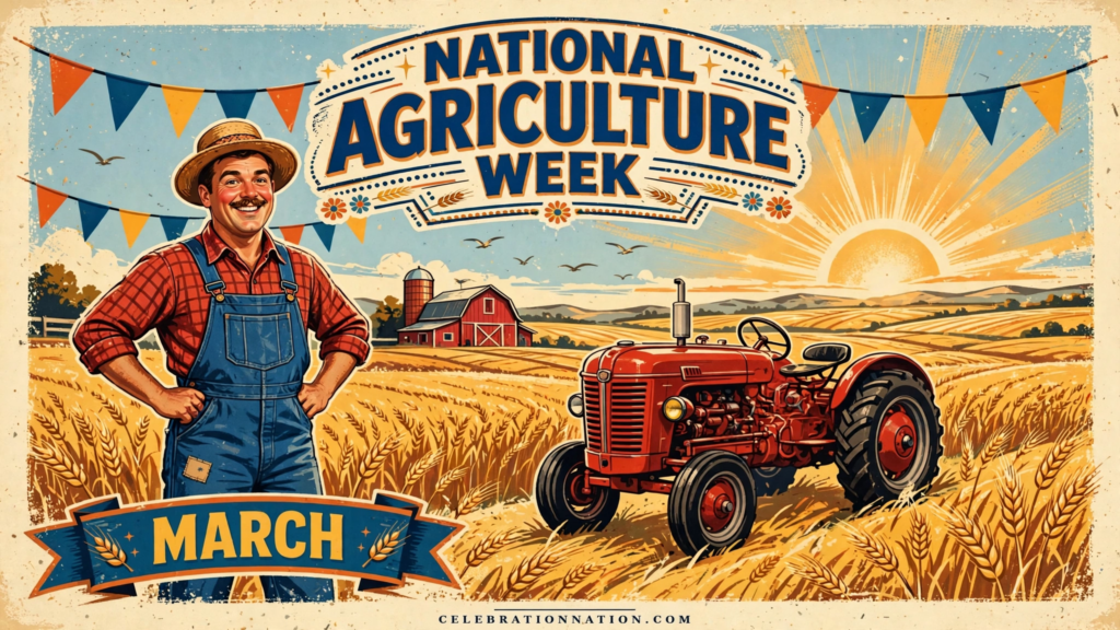 National Agriculture Week poster