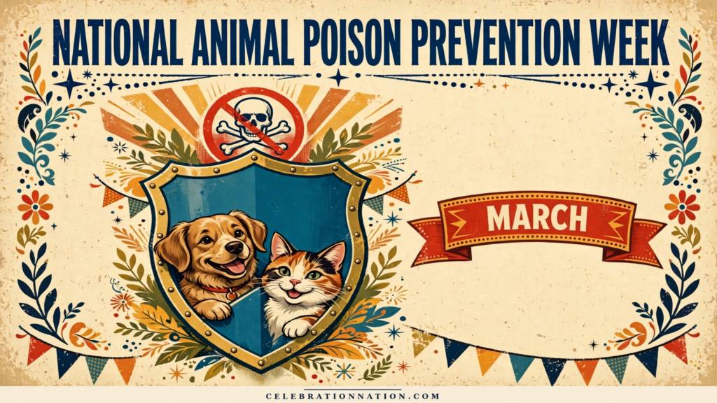 National Animal Poison Prevention Week poster