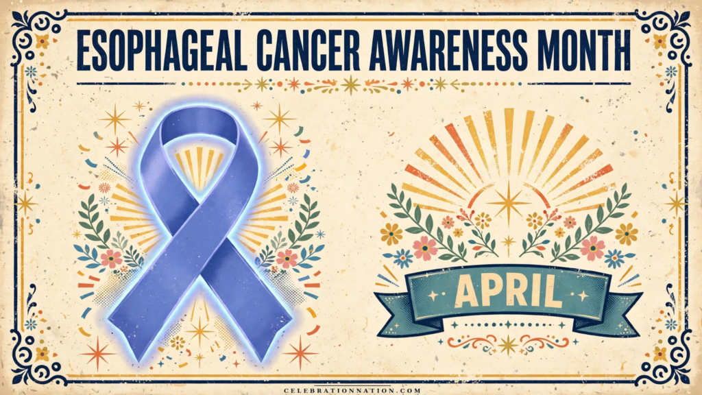 Esophageal Cancer Awareness Month poster