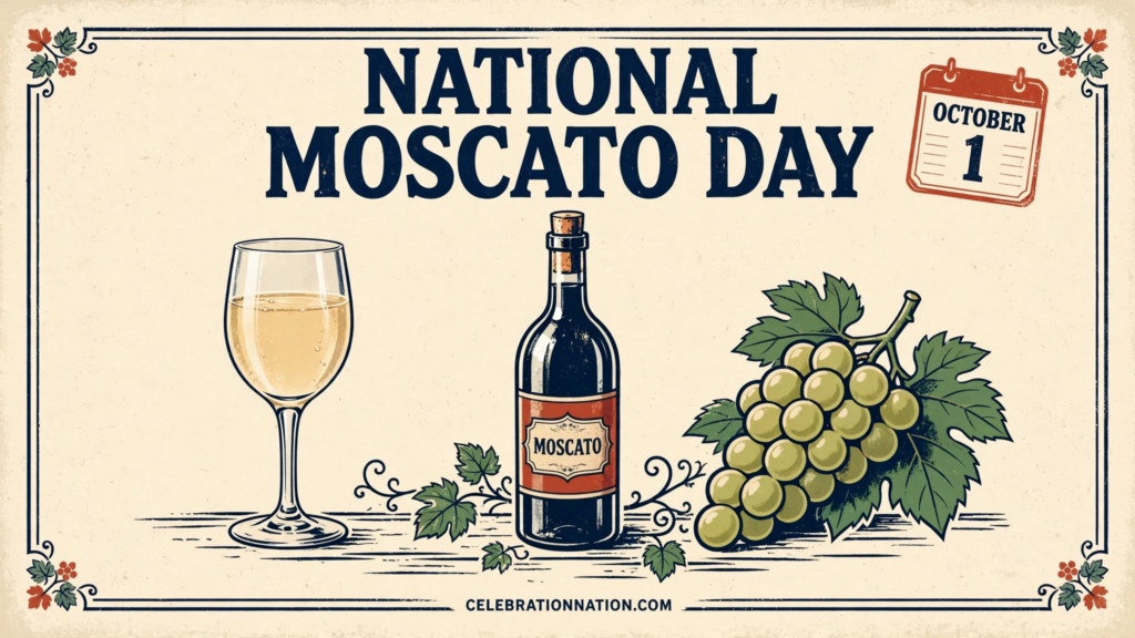 National Moscato Day poster