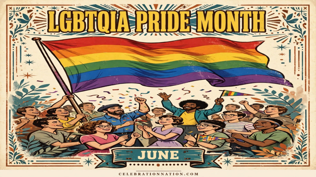 LGBTQIA Pride Month poster