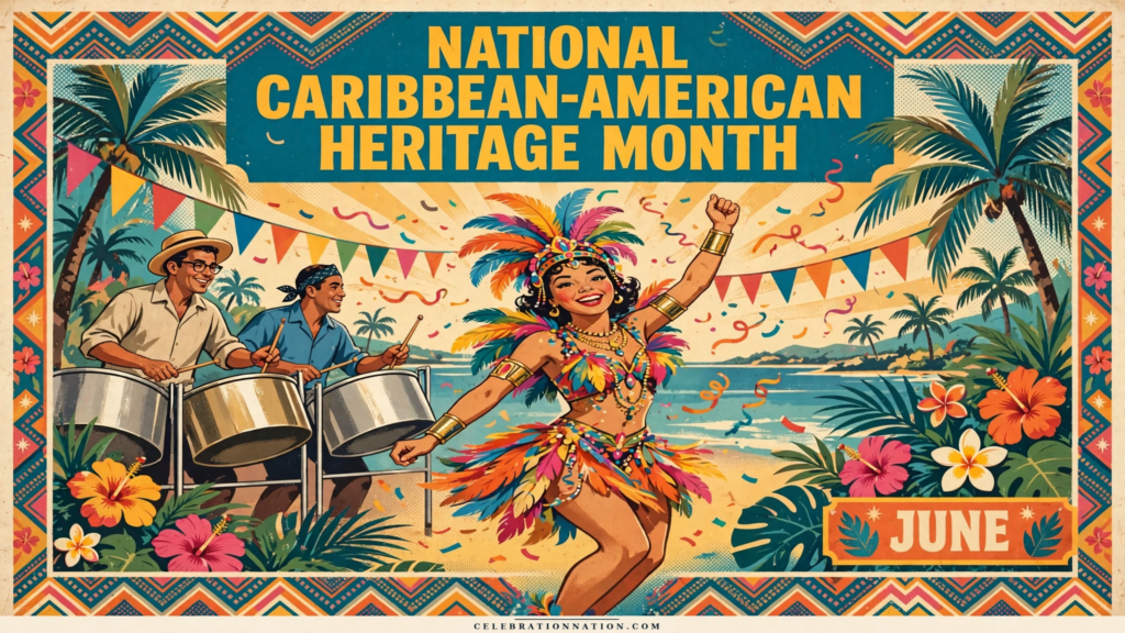 National Caribbean-American Heritage Month poster