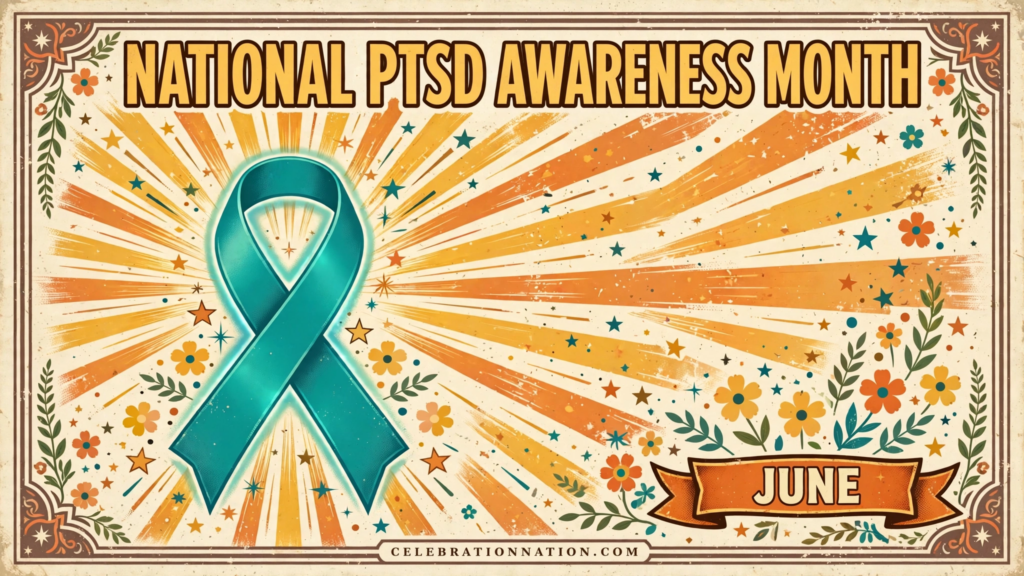 National PTSD Awareness Month poster