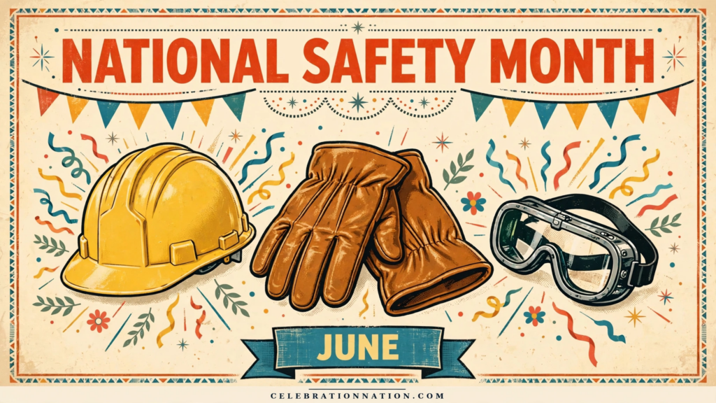 National Safety Month poster