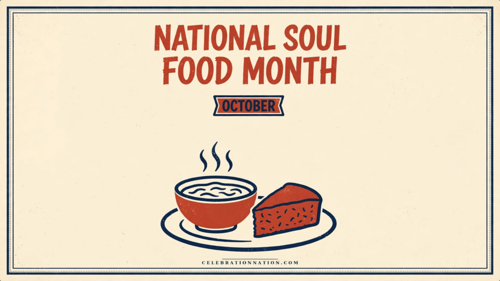 National Soul Food Month poster