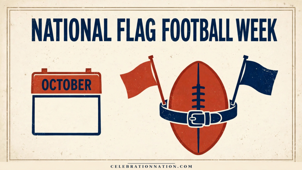 National Flag Football Week poster