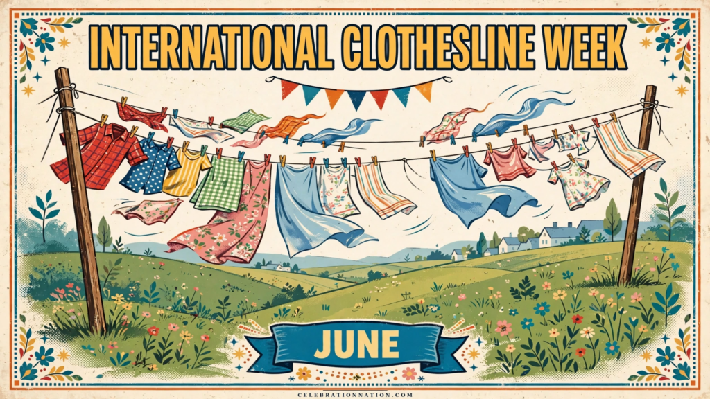 International Clothesline Week poster