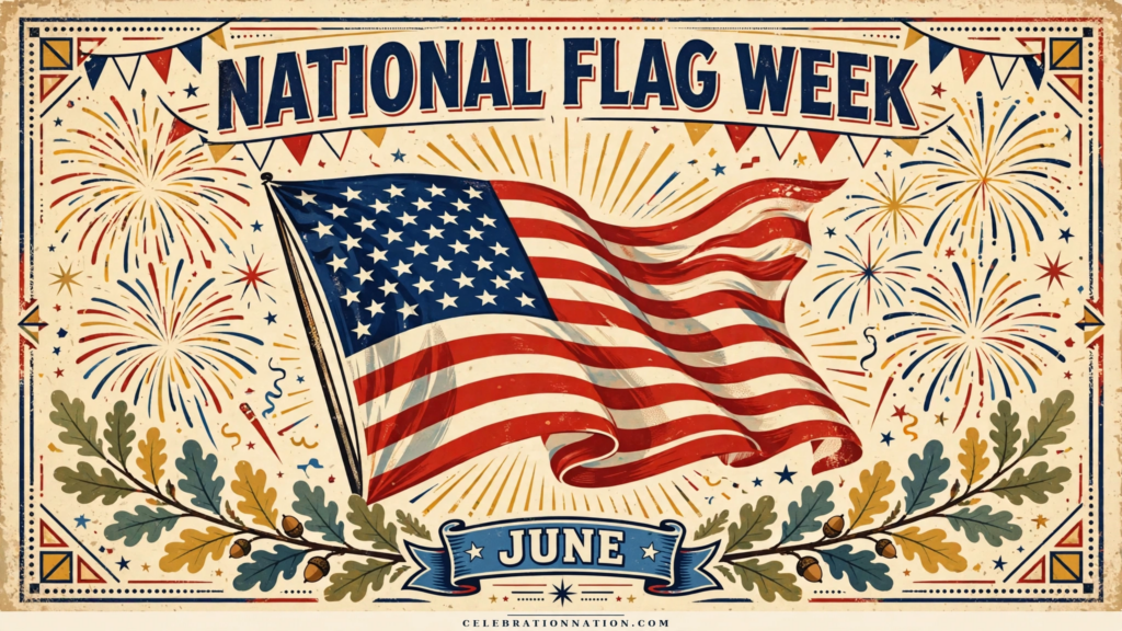 National Flag Week poster