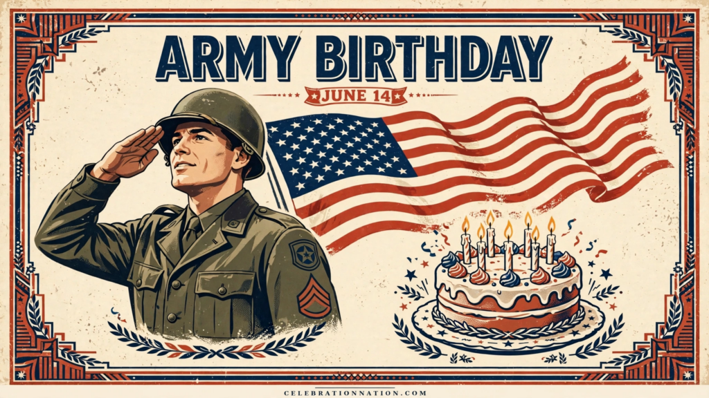 Army Birthday poster
