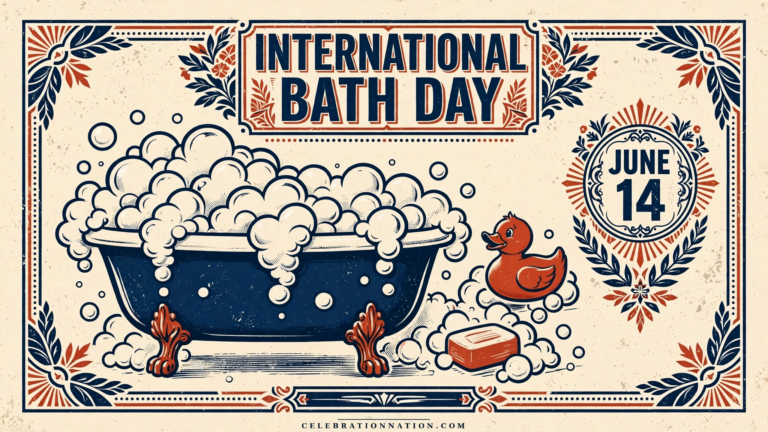 International Bath Day poster
