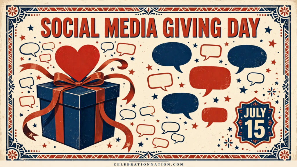 Social Media Giving Day poster