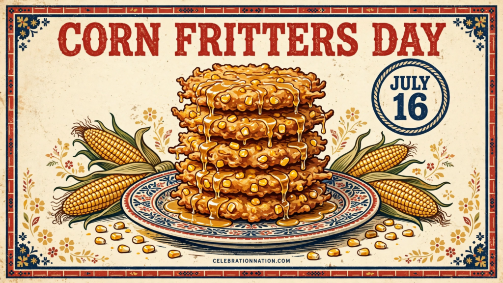 Corn Fritters Day poster