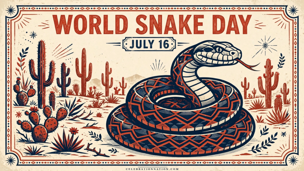 World Snake Day poster