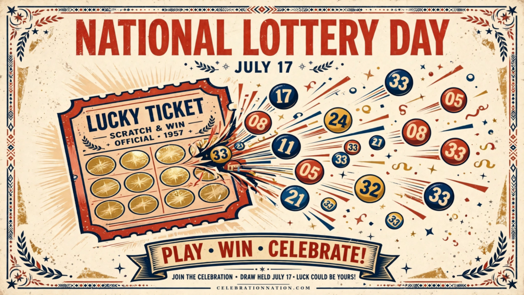 National Lottery Day poster