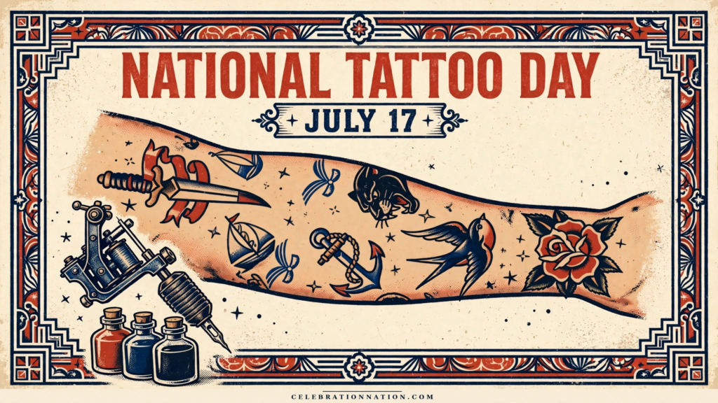 National Tattoo Day poster