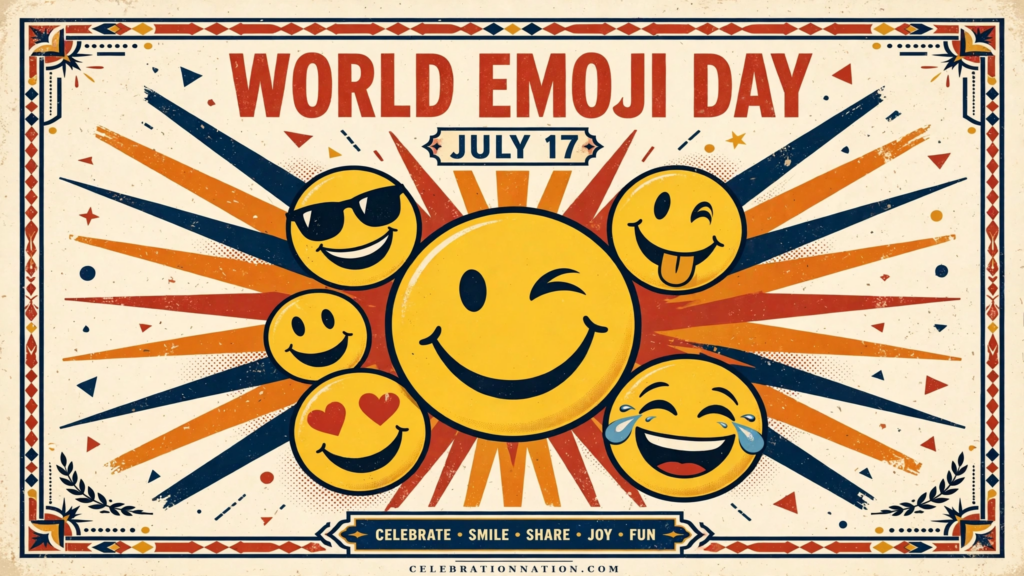 World Emoji Day poster