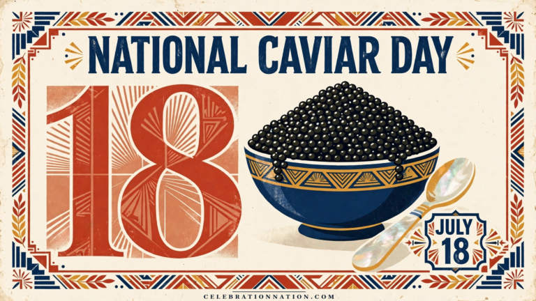 National Caviar Day poster