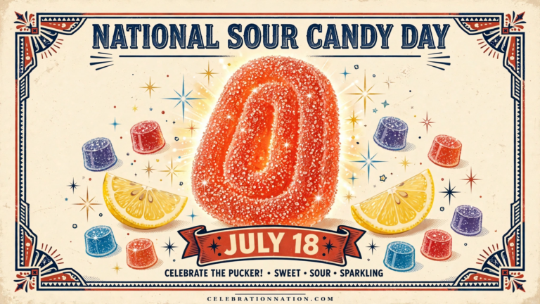 National Sour Candy Day poster