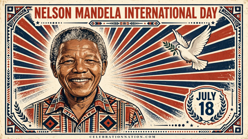 Nelson Mandela International Day poster
