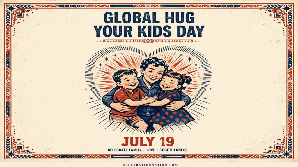 Global Hug Your Kids Day poster
