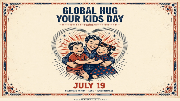 Global Hug Your Kids Day poster