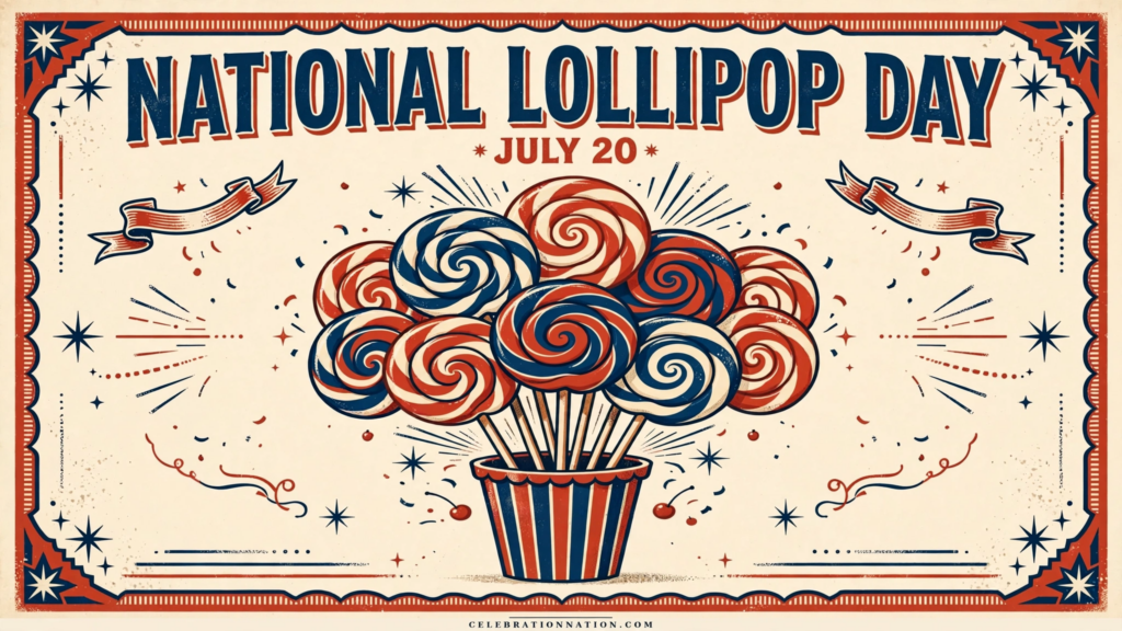 National Lollipop Day poster