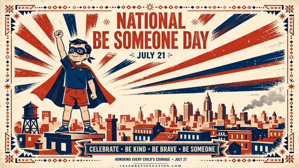 National Be Someone Day poster