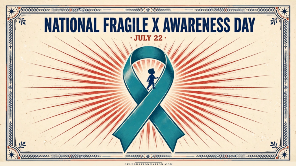 National Fragile X Awareness Day poster