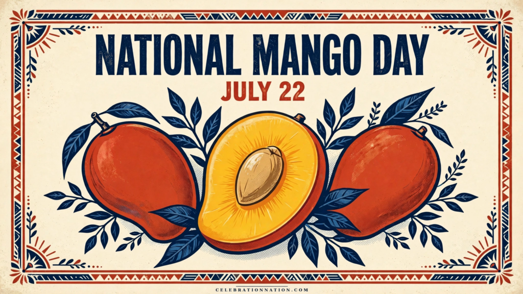 National Mango Day poster