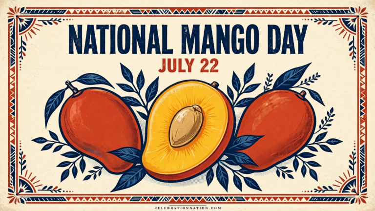 National Mango Day poster
