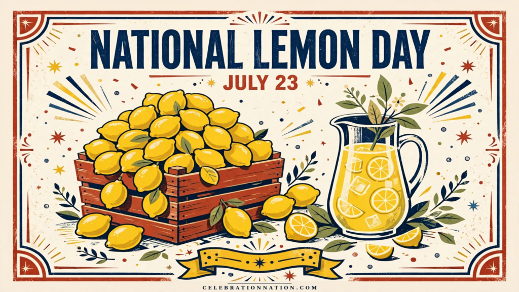 National Lemon Day poster