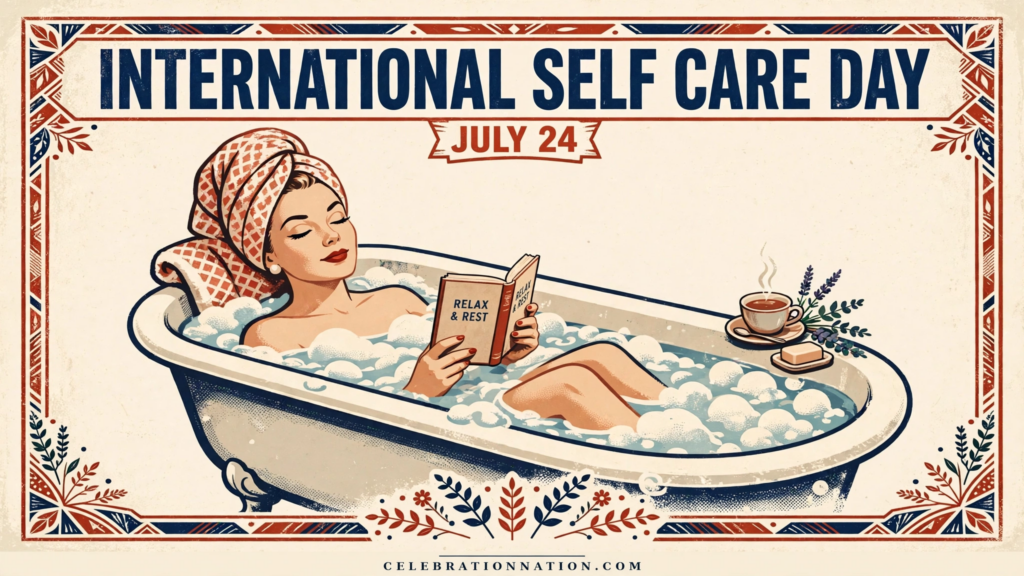 International Self Care Day poster