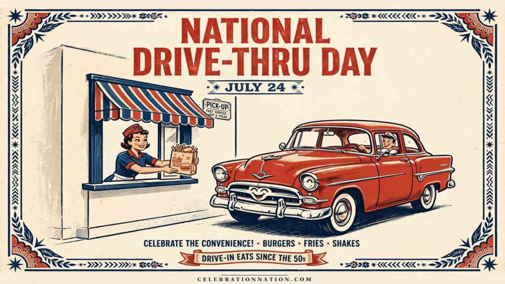 National Drive-Thru Day poster